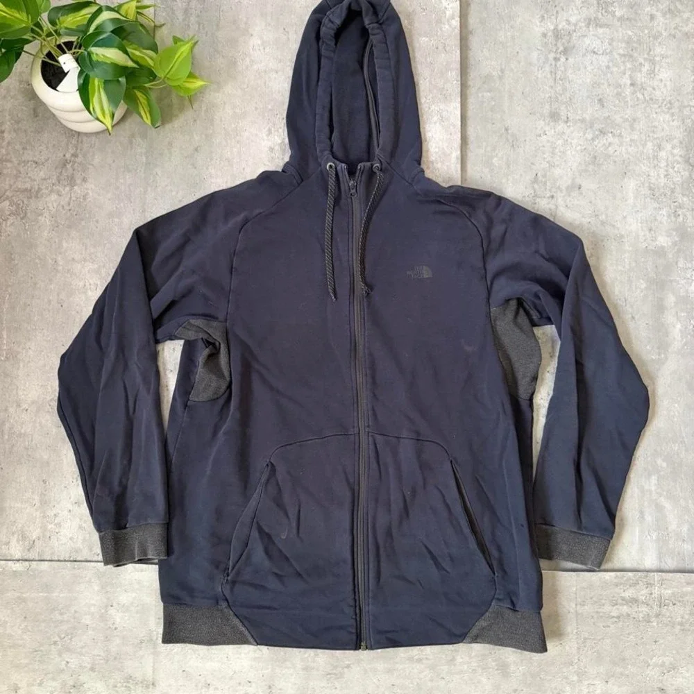 The North Face Navy Blue Zip Up Hoodie